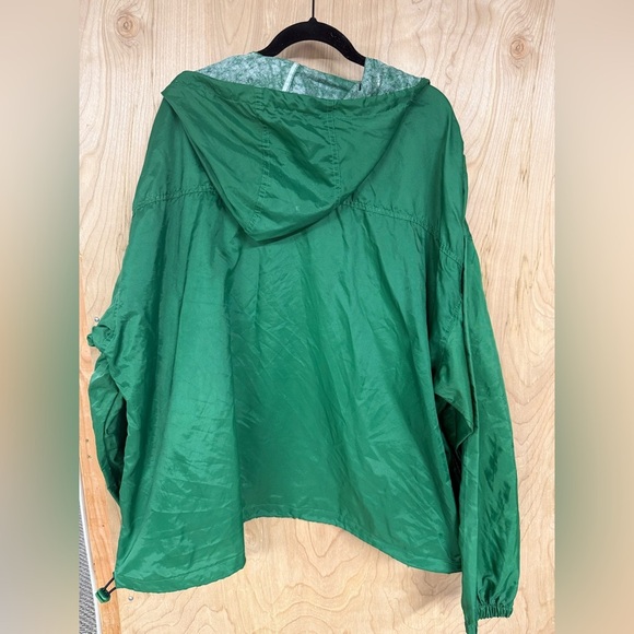 Vintage 90s Old Navy Anorak Gore Tex Style Jacket Emerald Navy XXL - Picture 4 of 5